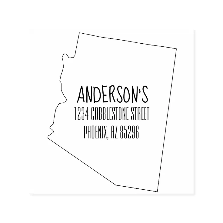 Arizona State Return Address Selfinking Stamp Zazzle