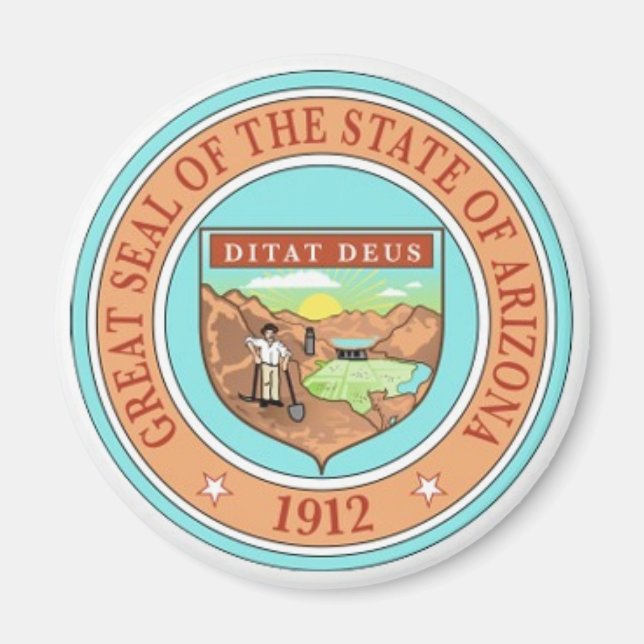 Arizona State Seal Magnet (Front)