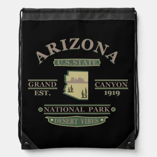 Arizona state Sedona National park grand canyon Drawstring Bag