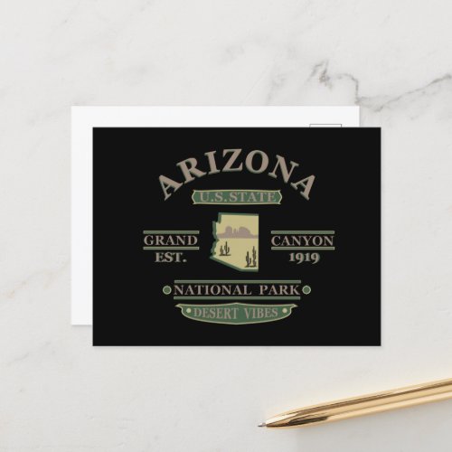 Arizona state Sedona National park grand canyon Holiday Postcard