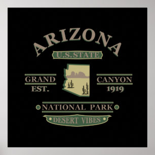 Arizona state Sedona National park grand canyon Poster