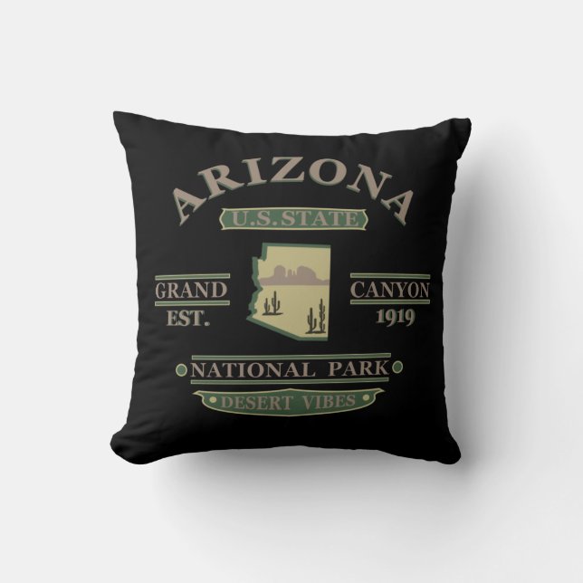 Arizona state Sedona National park grand canyon Throw Pillow (Front)