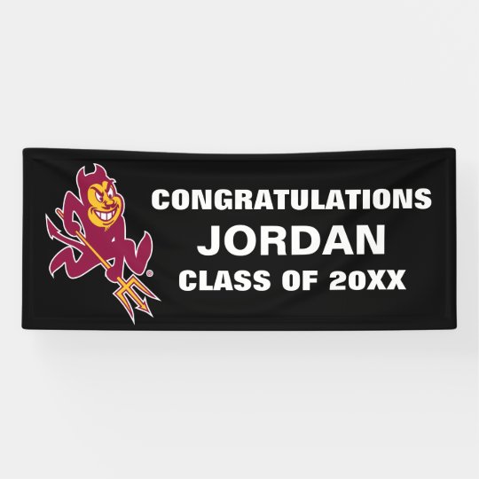 Arizona State Sparky Banner Zazzle Com