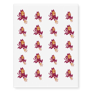 Arizona State Sparky Temporary Tattoos