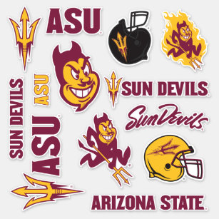 Arizona State Sun Devils Logos Sticker