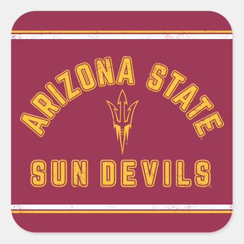 Arizona State  Sun Devils _ Retro Square Sticker