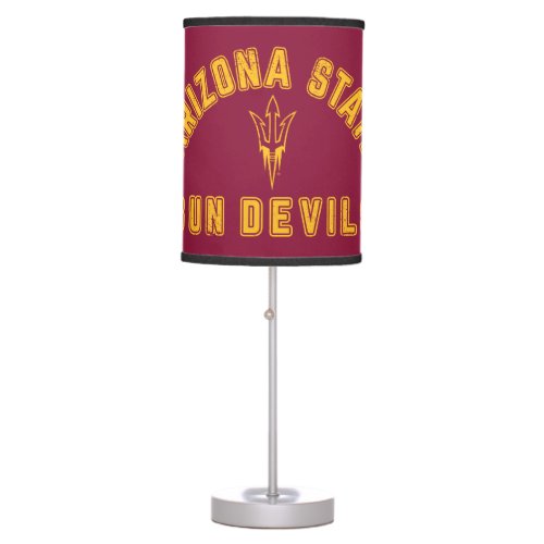 Arizona State  Sun Devils _ Retro Table Lamp