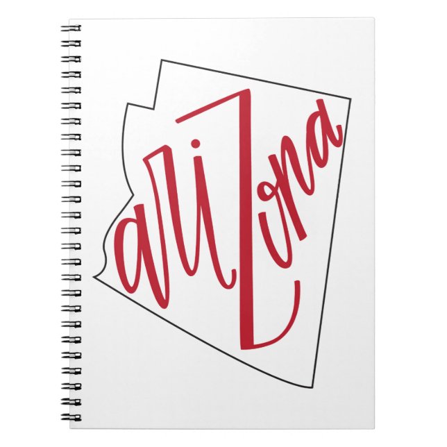 Arizona | State Typography Design Notebook (Front)