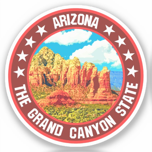 Arizona                                            sticker (Front)