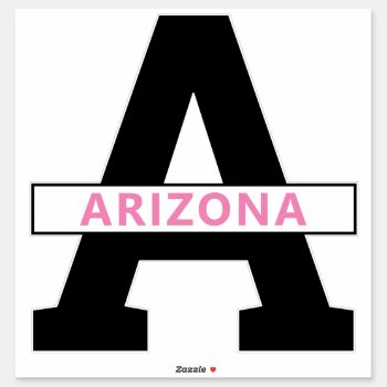 Arizona Sticker by NatureTales at Zazzle
