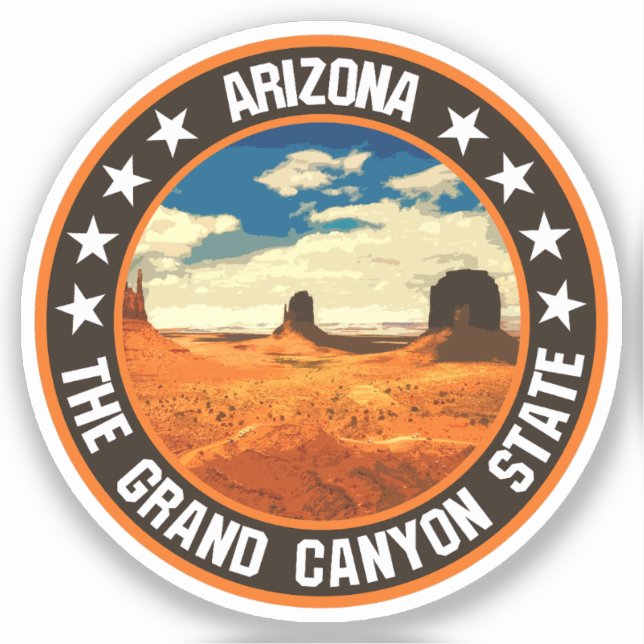 Arizona                                            sticker (Front)