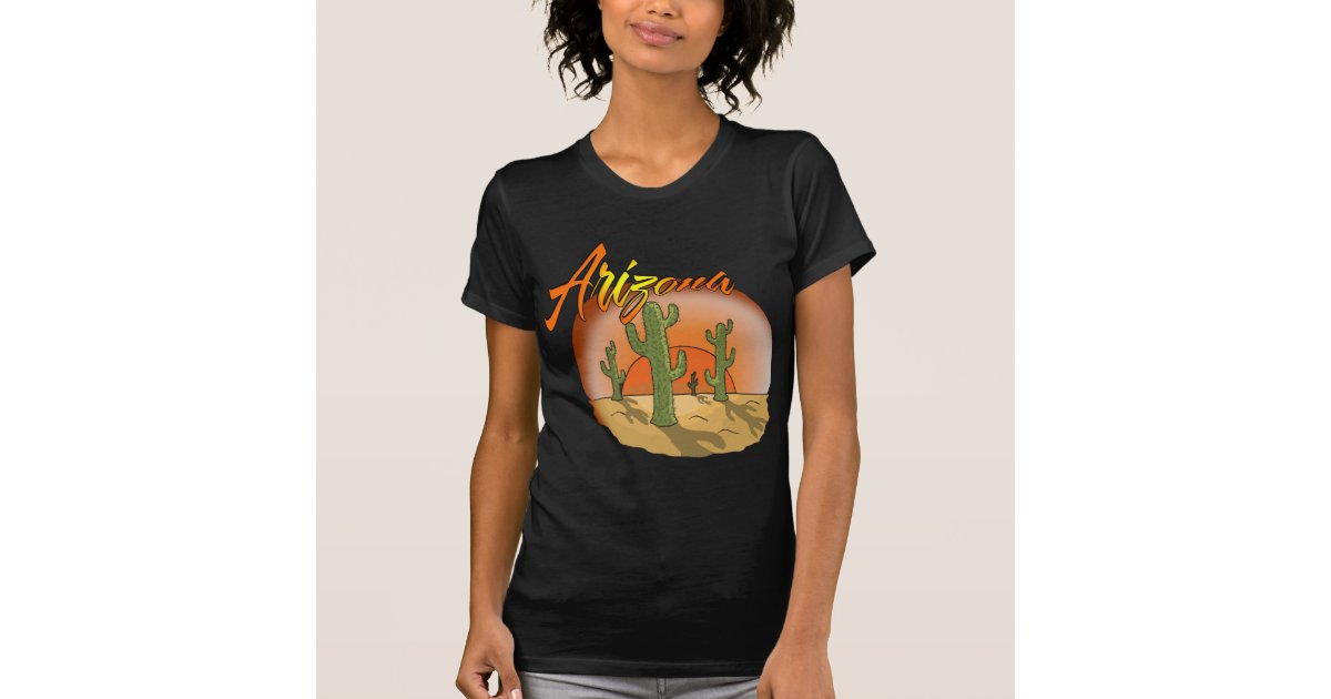 Flagstaff Arizona Desert Illustration Vintage Souvenir T-shirt