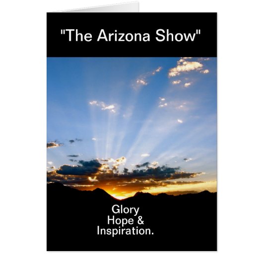 "Arizona Sunset" Cards (Front)