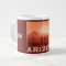Arizona Sunset custom monogram jumbo mug