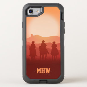 Arizona Sunset custom monogram phone cases