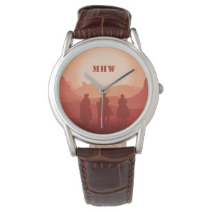 Arizona Sunset custom monogram watches