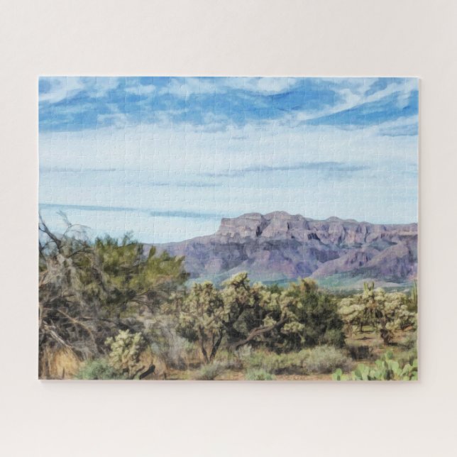 Arizona Superstition Mountains Jigsaw Puzzle (Horizontal)