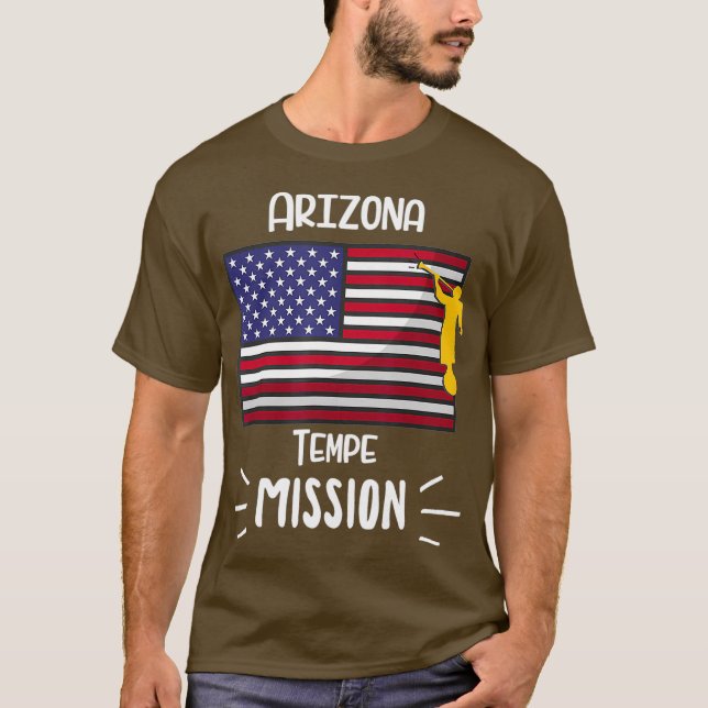 Arizona Tempe Mormon LDS Mission Missionary Gift T-Shirt (Front)
