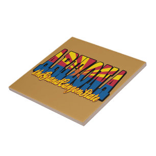 Arizona the Grand Canyon State Ceramic Tile