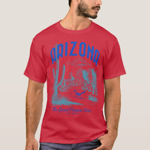 Arizona The Grand Canyon State Est 1912 Oversized T-Shirt