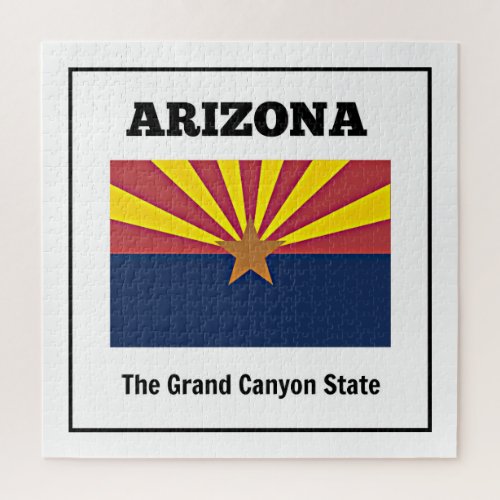 Arizona The Grand Canyon State Jigsaw Puzzle