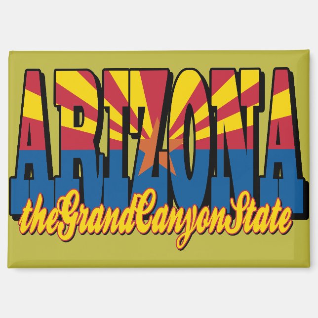 Arizona the Grand Canyon State Magnet (Front)