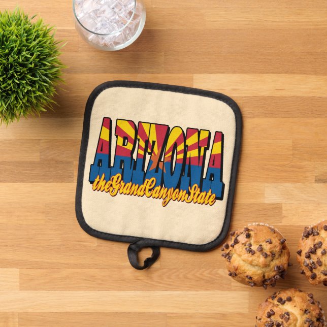 Arizona the Grand Canyon State Pot Holder (Top Down)