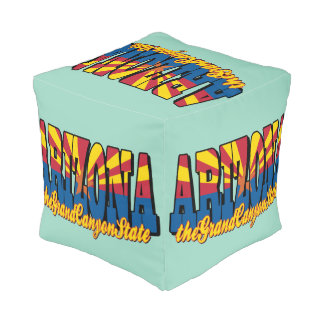 Arizona the Grand Canyon State Pouf