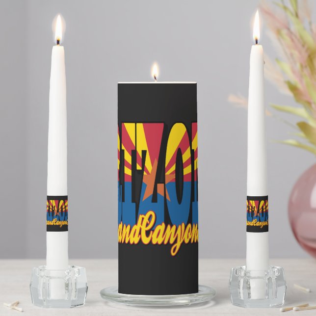 Arizona the Grand Canyon State Unity Candle Set (In Situ)