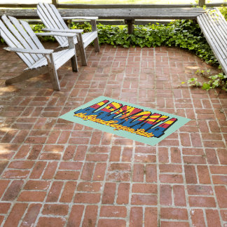 Arizona the Great Canyon State Outdoor Rug