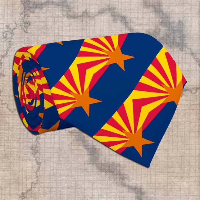 Arizona Ties, fashion USA, Arizona Flag business Neck Tie (Creator Uploaded)