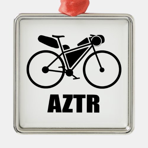 Arizona Trail Race Bikepacking Metal Ornament