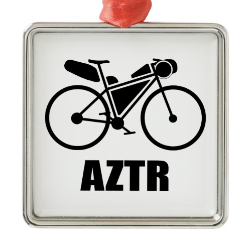Arizona Trail Race Bikepacking Metal Ornament