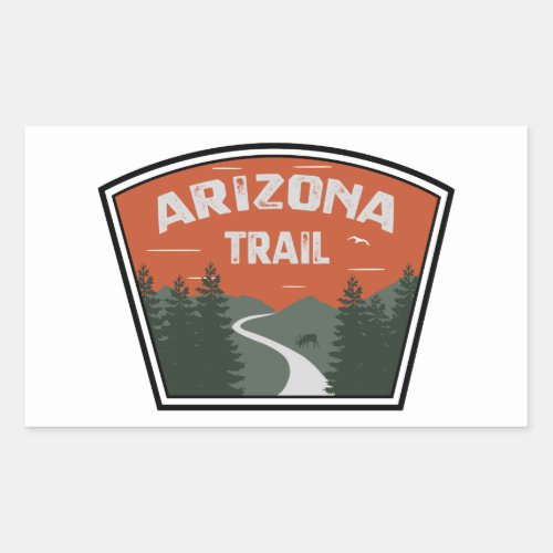 Arizona Trail Rectangular Sticker