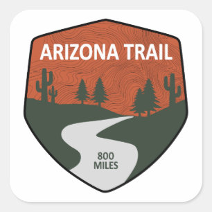 Arizona Trail Square Sticker