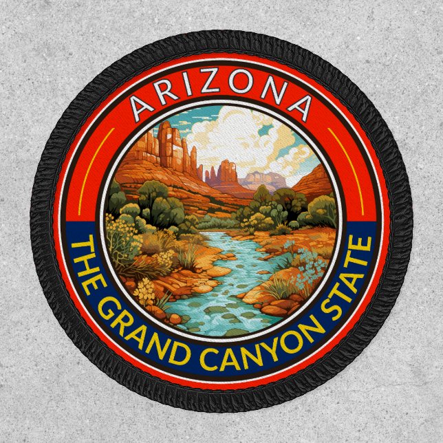 Arizona Travel Art Badge (Front)