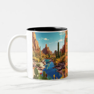Arizona Two-Tone coffee mug