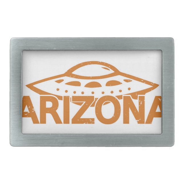 Arizona UFO Belt Buckle (Front)