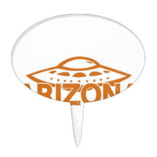 Arizona UFO Cake Topper