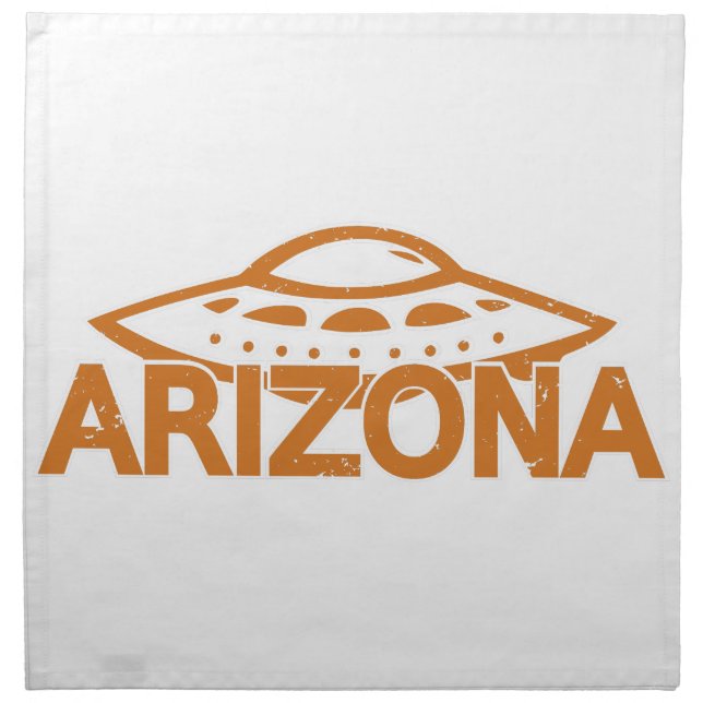 Arizona UFO Cloth Napkin (Front)