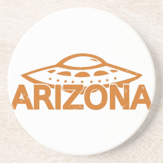 Arizona UFO Drink Coaster (Front)