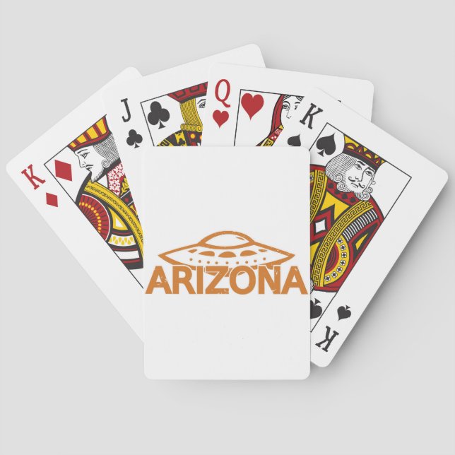 Arizona UFO Poker Cards (Back)