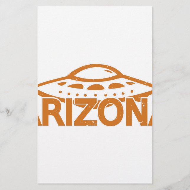 Arizona UFO Stationery (Front)
