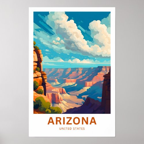 Arizona United States Travel Print