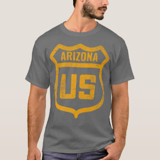 Arizona - US highway distressed weathered look roa T-Shirt