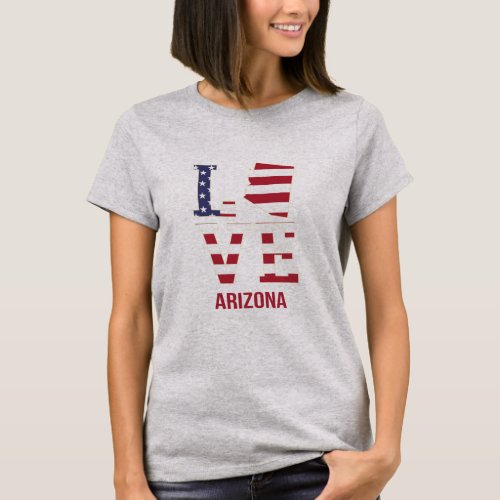 Arizona US state love T_Shirt
