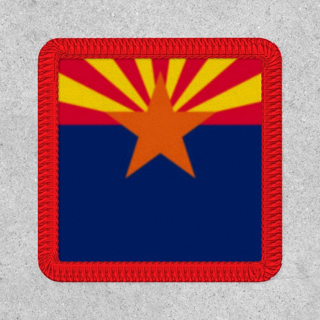 ARIZONA USA American State Flag Patch (Front)