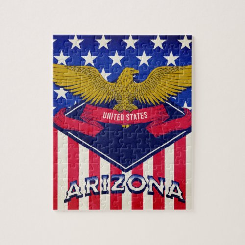 Arizona USA Flag  Jigsaw Puzzle