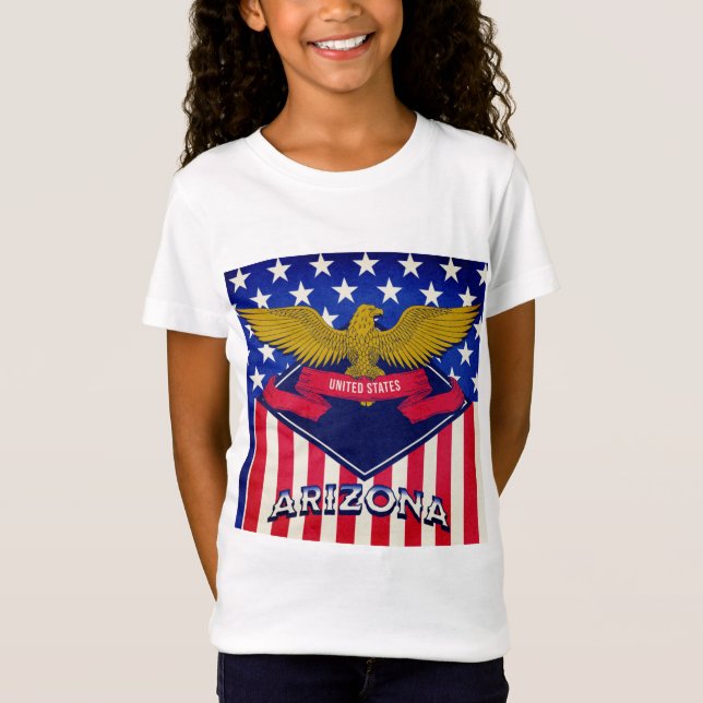 Arizona USA Flag T-Shirt (Front)