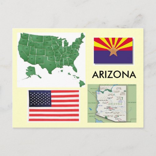 Arizona USA Postcard